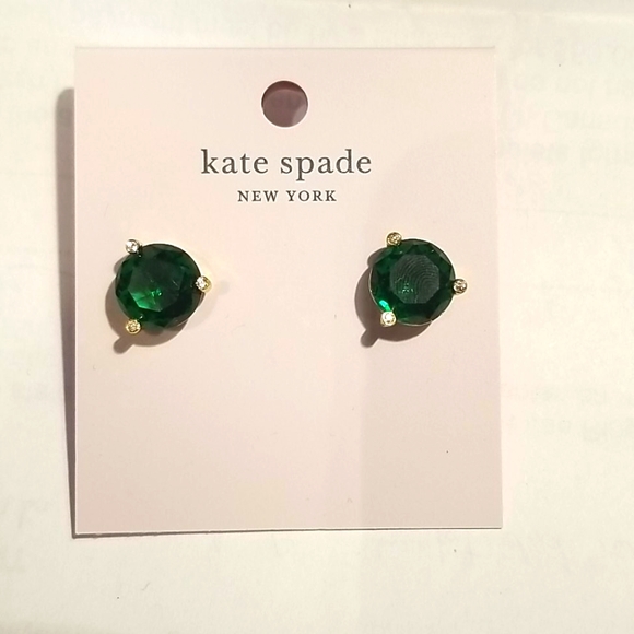 kate spade Jewelry - Kate Spade Emerald Studs